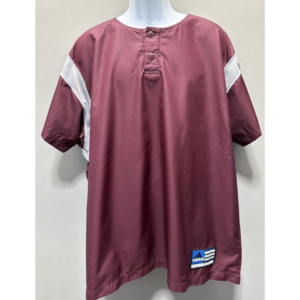 Vtg Mississippi State Bulldogs Team Issue basketball warm up XL Adidas Year 2000